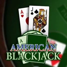 American Blackjack online game logo by Habanero on slotrushh.nl