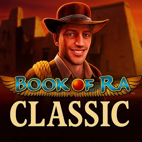 Book of Ra Classic logo by Novomatic Slotrush Casino
