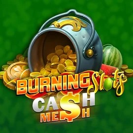 Burning Slots Cash Mesh slot logo by BF Games at Slotrush Casino