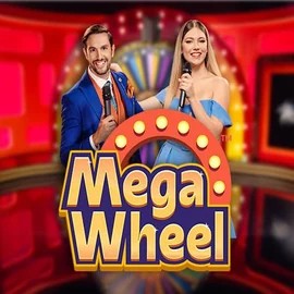 Mega Wheel online game logo by Pragmatic Play on slotrushh.nl