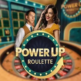 PowerUP Roulette logo by Pragmatic Play Slotrush Casino
