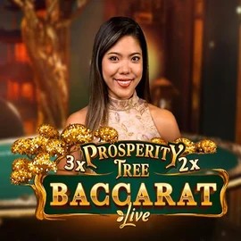 Prosperity Tree Baccarat slot logo by Evolution at Slotrush Casino