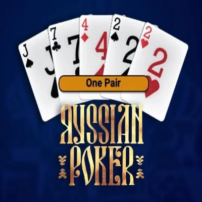 Russian Poker online game logo by OneTouch Games on slotrushh.nl