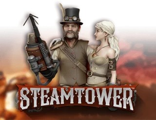 Steam Tower Slot logo by NetEnt at Slotrush Casino